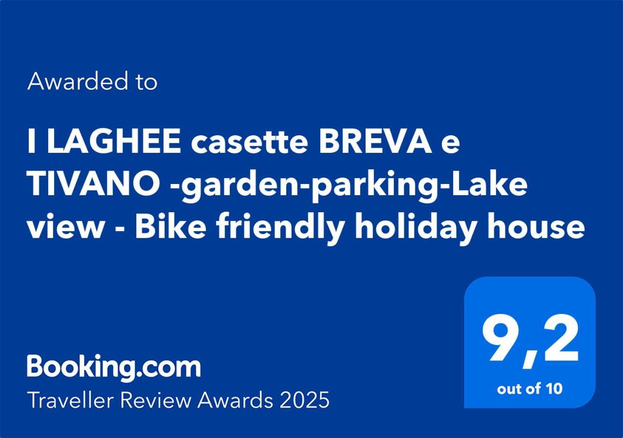 I Laghee Casette Breva E Tivano -Garden-Parking-Lake View - Bike Friendly Holiday House Colico Exteriör bild
